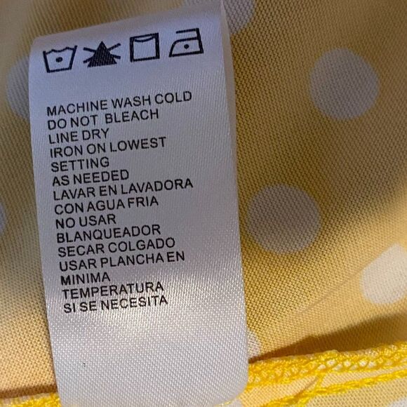 Chelsea Suite Scooped Neck Short Sleeve Polka Dot Womens Dress Size 10 - Picture 9 of 9